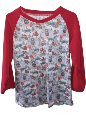 LaLeePop Boys Seasonal Long Sleeve Shirt Size 7/8 NWOT